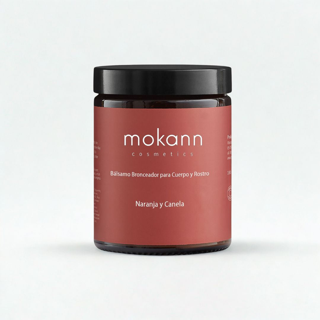 Bálsamo Bronceador para Cuerpo y Rostro de Naranja y Canela.