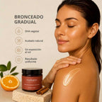 Bálsamo Bronceador para Cuerpo y Rostro de Naranja y Canela.