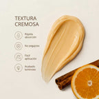 Bálsamo Bronceador para Cuerpo y Rostro de Naranja y Canela.