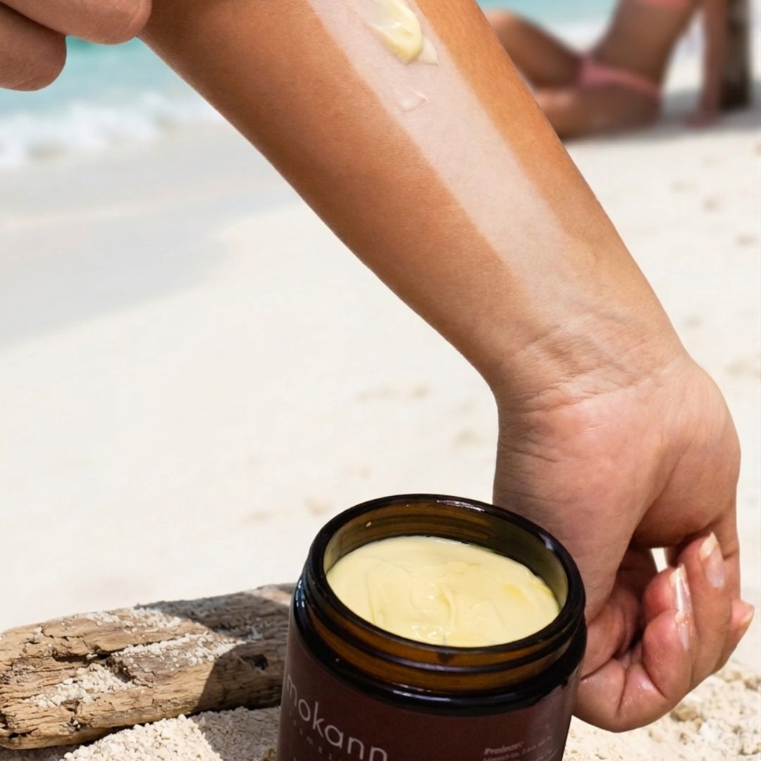 Bálsamo Bronceador para Cuerpo y Rostro de Naranja y Canela.