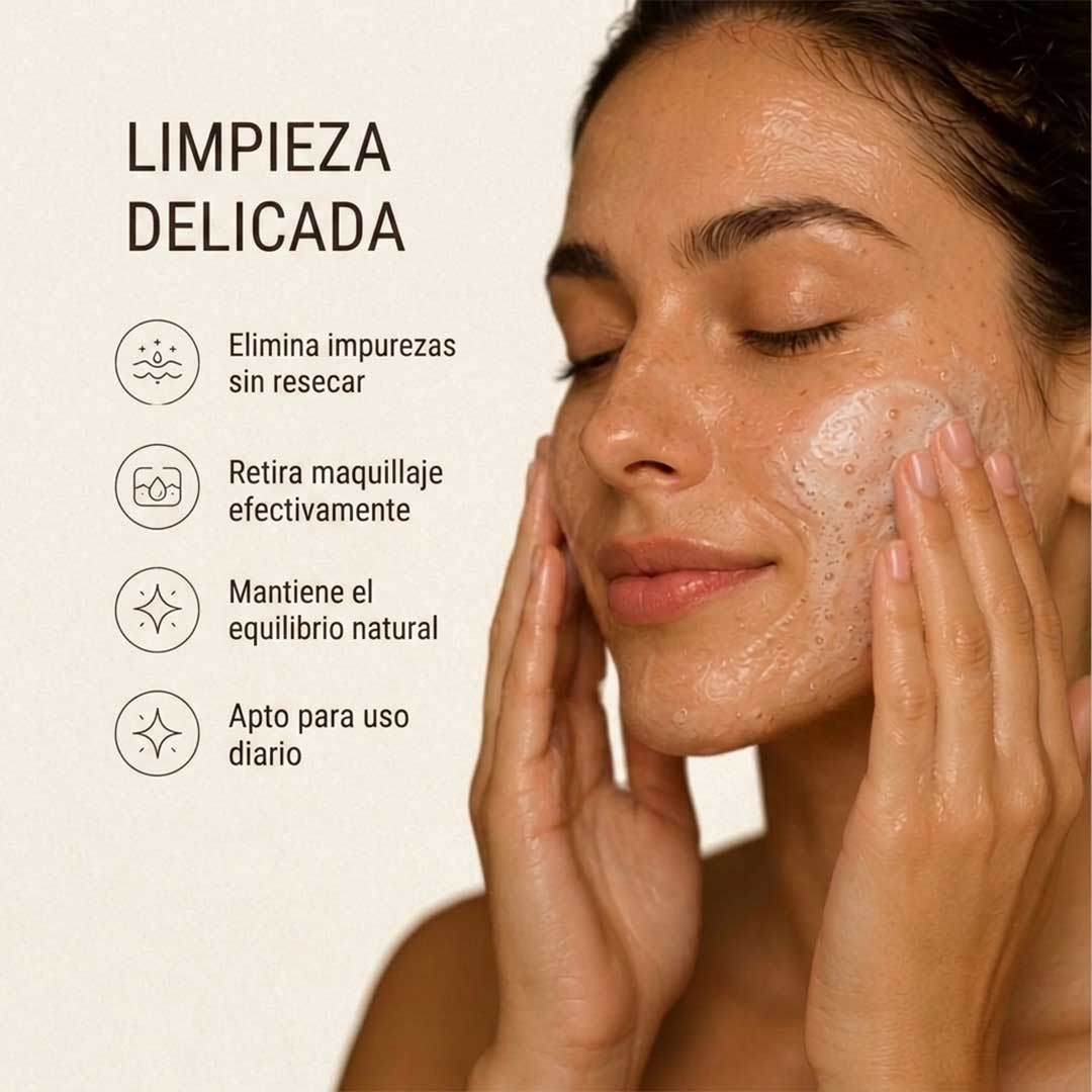 Limpiador facial nutritivo e hidratante