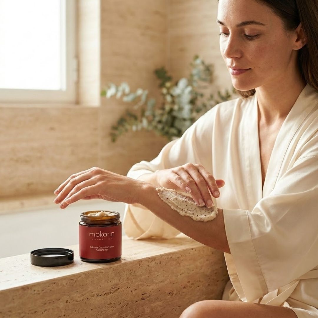 Exfoliante corporal de sal y arándano