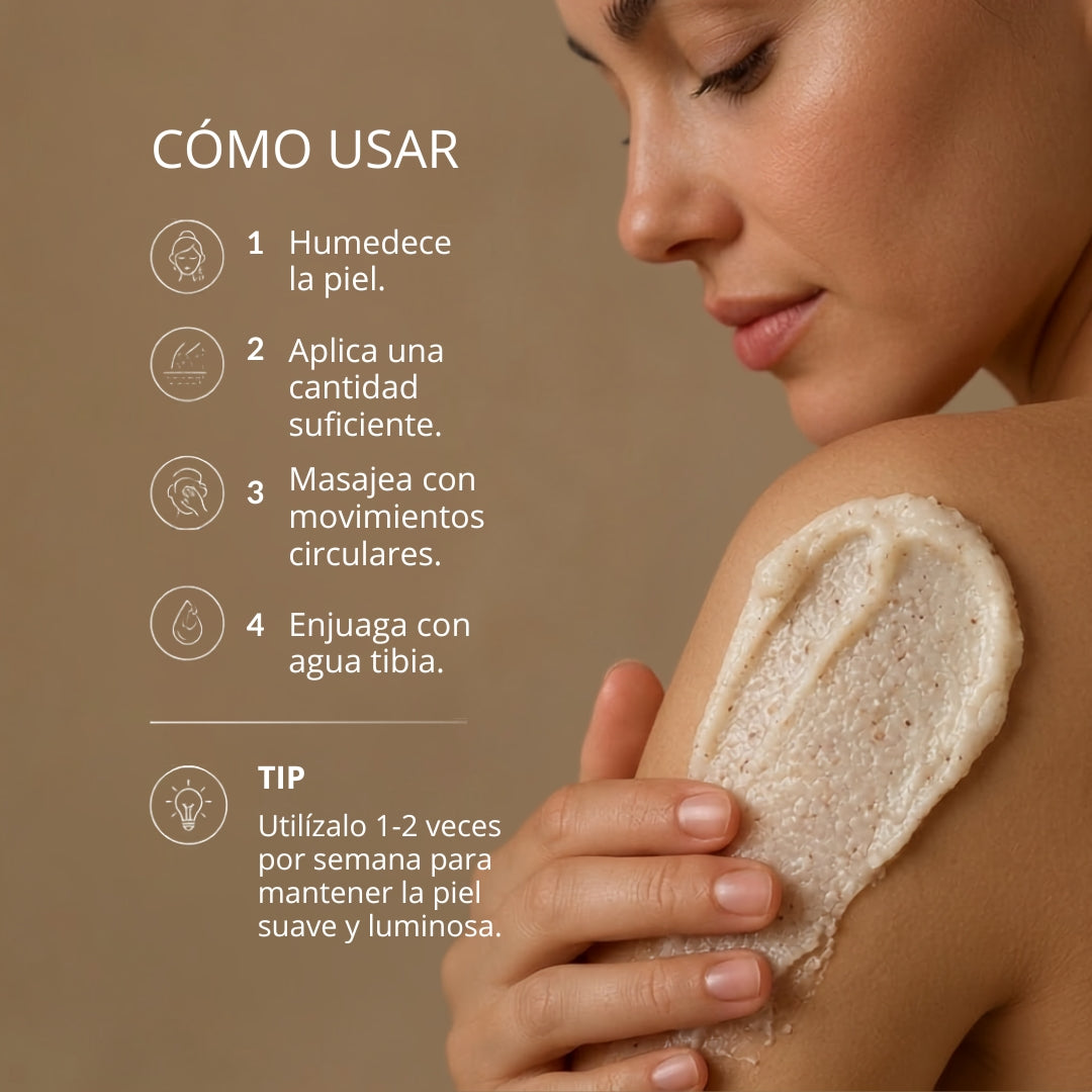 Exfoliante corporal de sal y arándano
