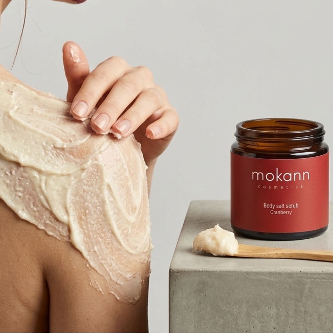Exfoliante corporal de sal y arándano