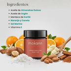 Exfoliante corporal de sal de naranja y canela