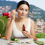 Sérum liposomal para ojos. Con ácido hialurónico y pepino.