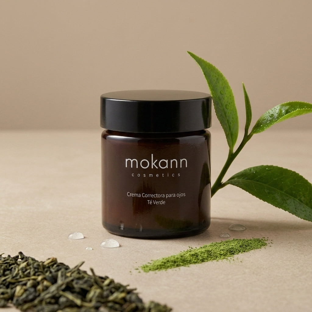 Crema Correctora de Ojos de Té Verde con Ácido Hialurónico
