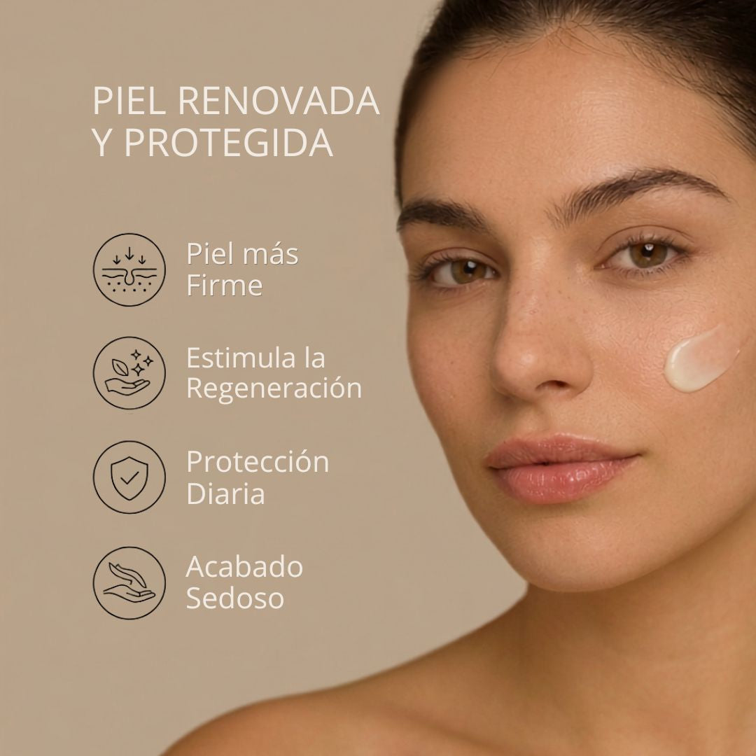 Crema facial regeneradora antipolución frambuesa