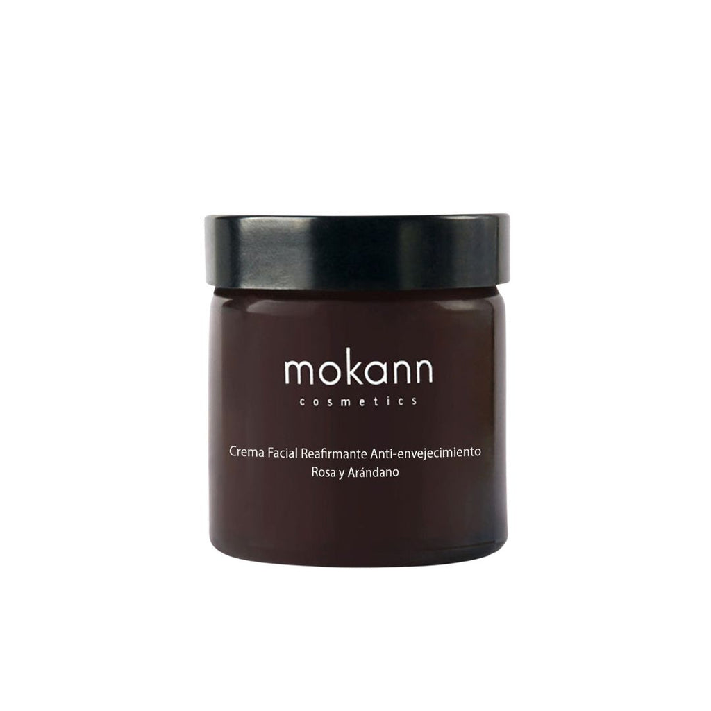 Crema Facial Reafirmante Antiedad de Rosa y Arándano.