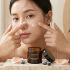 Crema Facial Reafirmante Antiedad de Rosa y Arándano.