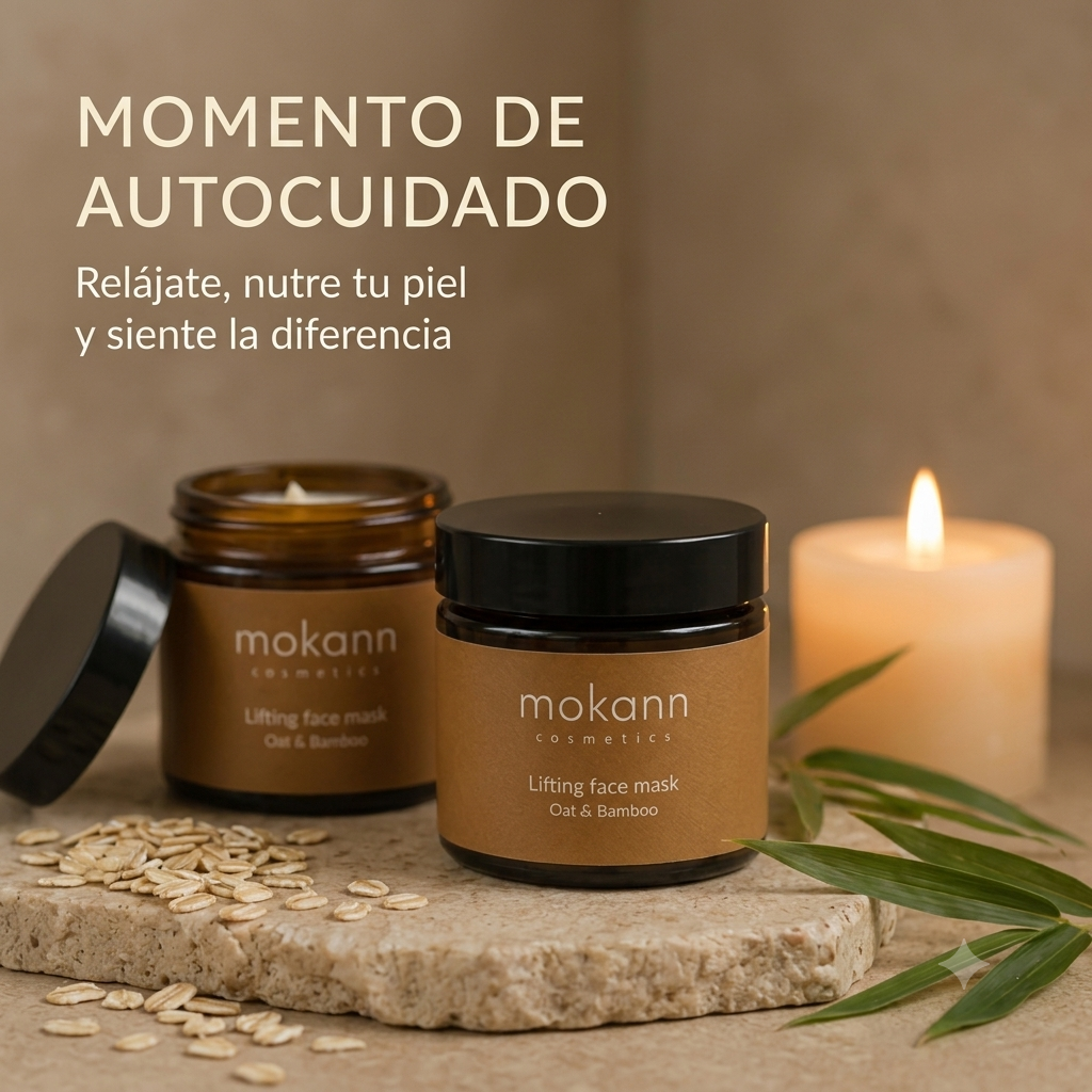 Mascarilla Facial Lifting con Avena y Bambú