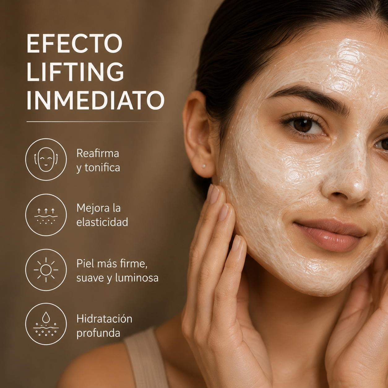 Mascarilla Facial Lifting con Avena y Bambú