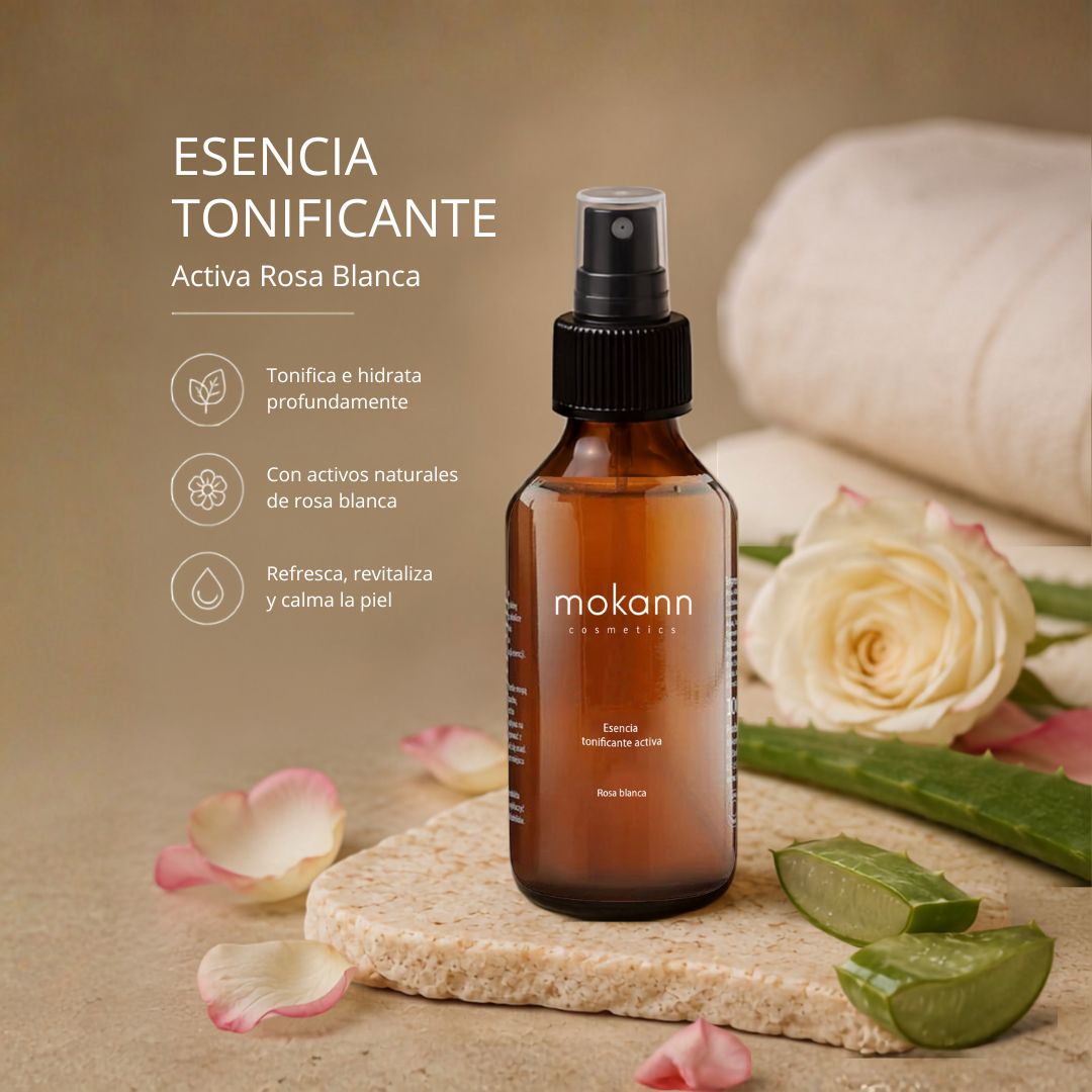 Esencia tonificante activa rosa blanca