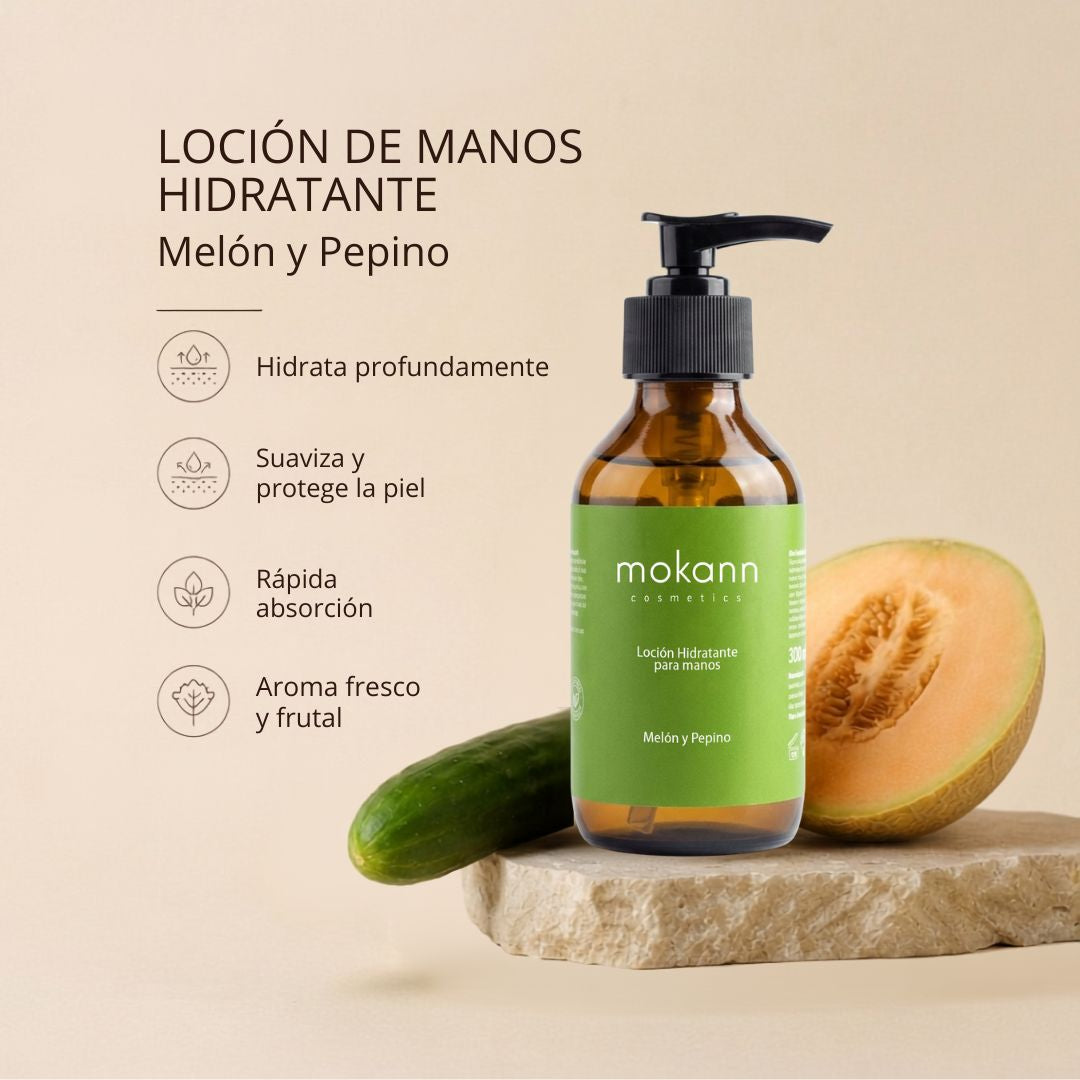 Loción Hidratante de Manos Melón y Pepino