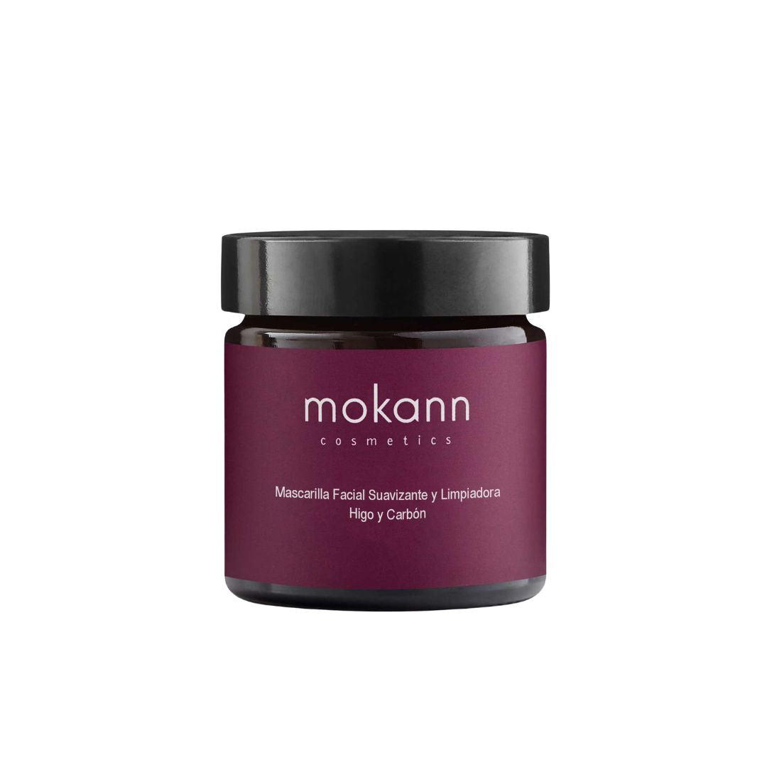 Mascarilla facial suavizante y limpiadora de higo y carbón