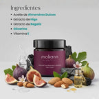 Mascarilla facial suavizante y limpiadora de higo y carbón