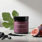 Mascarilla facial suavizante y limpiadora de higo y carbón