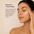 Crema Facial Antiarrugas 0,5% H10 Retinol &amp; HPR Retinoid con Rosa y Arándano