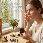Crema Facial Antiarrugas 0,5% H10 Retinol &amp; HPR Retinoid con Rosa y Arándano