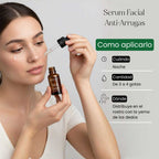 Serum Facial AntiArrugas 2,5% Retinol y HPR Retinoid de Rosa y Arándanos
