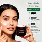 Crema Facial Antiarrugas 0,5% H10 Retinol &amp; HPR Retinoid con Rosa y Arándano