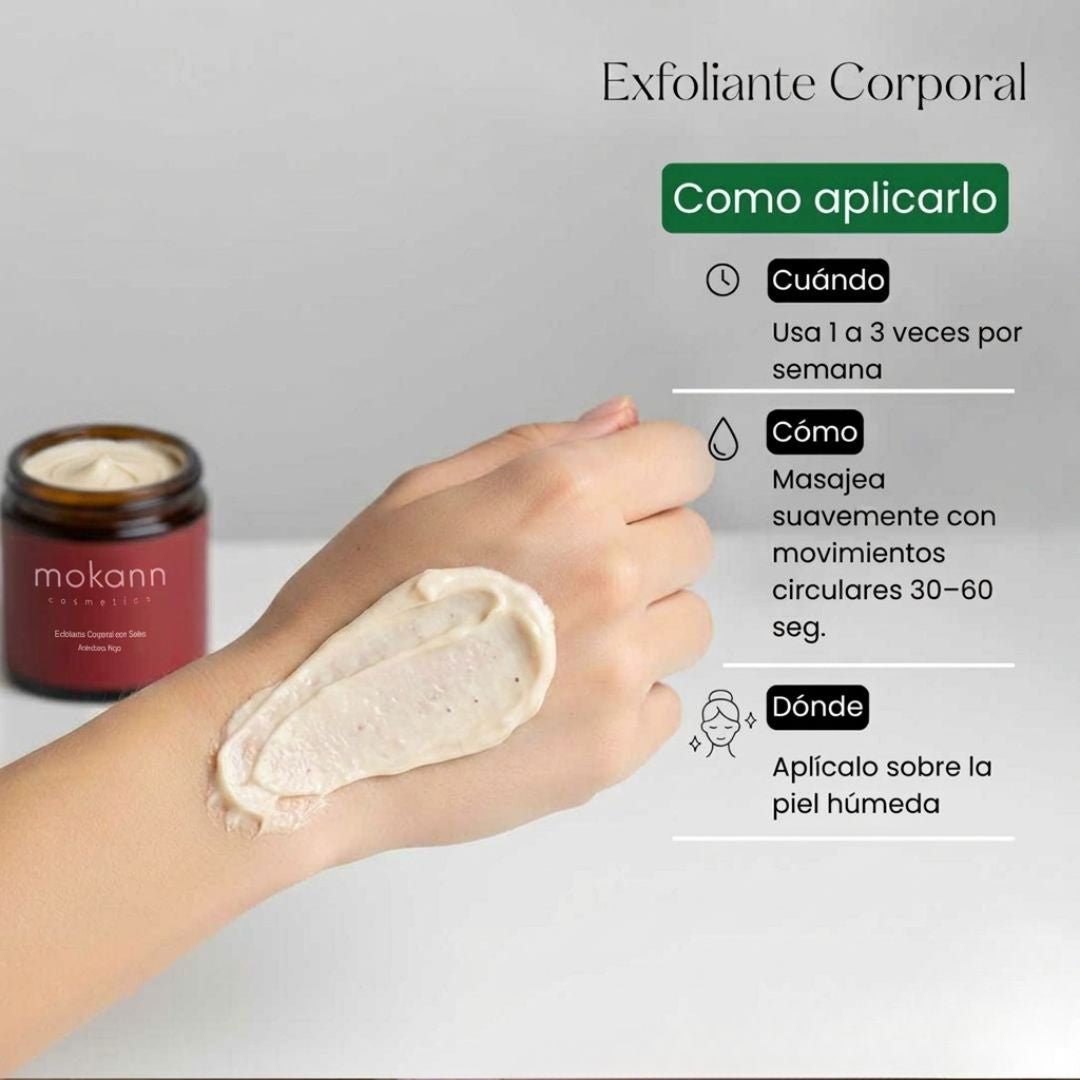 Exfoliante corporal de sal y arándano