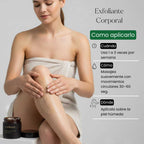 Exfoliante corporal de sales se vainilla y tomillo