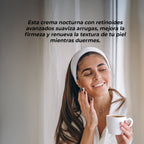 Crema Facial Antiarrugas 0,5% H10 Retinol &amp; HPR Retinoid con Rosa y Arándano