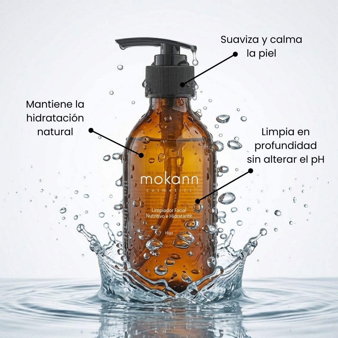 Limpiador facial nutritivo e hidratante