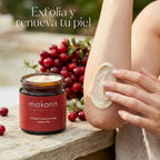 Exfoliante corporal de sal y arándano